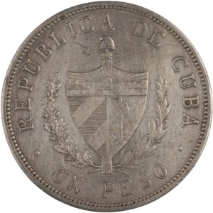 Cuba 1915, 1 peso d'argento