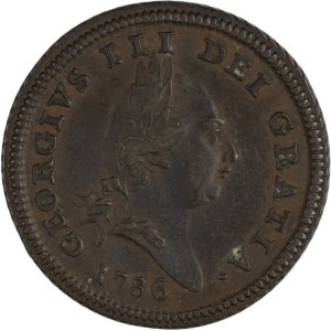 Isle of Man 1786 1/2 penny