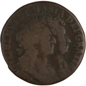 Irlandia 1693 r. 1/2 pensa