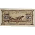 Yugoslavia 1945 500 Dinara Banknote