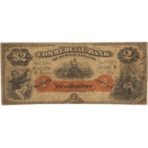 Canada 1888 $2 Commercial Bank of Newfoundland Banknote