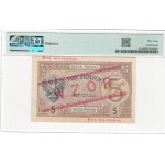 Poland 1924 5 Zlotych Specimen Banknote