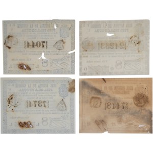 Cuba 1844-46 Lottery Notes (4 Pieces)