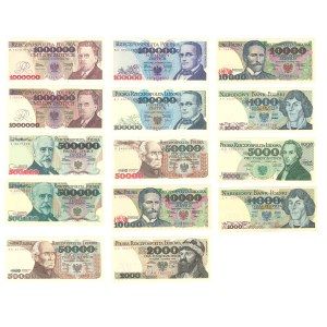Poland PRL Banknote Lot (14 Pieces)