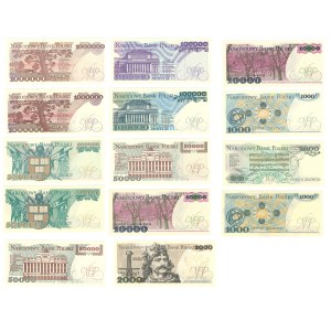 Poland PRL Banknote Lot (14 Pieces)