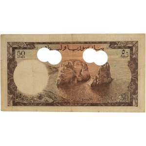Banconota da 50 livre del Libano del 1952