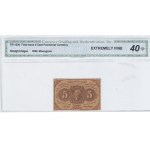 United States 5 Cents Fractional Currency Fr. 1230