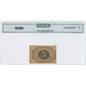 United States 5 Cents Fractional Currency Fr. 1230