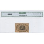 United States 5 Cents Fractional Currency Fr. 1230