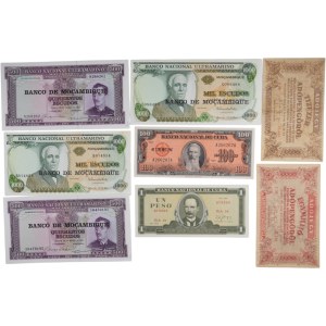 Foreign Banknote Lot Cuba, Mozambique Etc. (8 Pieces)