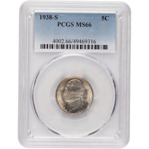 United States 1938-S 5 Cents