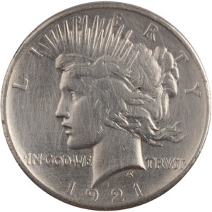 United States 1921 Peace Dollar