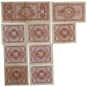 Germany 1944 1/2 Mark to 20 Mark (9 Pieces)