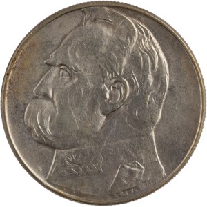 Poland 1936 Silver 10 Złotych Józef Piłsudski