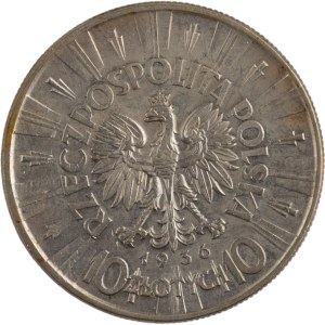 Poland 1936 Silver 10 Złotych Józef Piłsudski