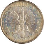Poland 1925 Silver 2 Złote Without Dot Philadelphia Mint