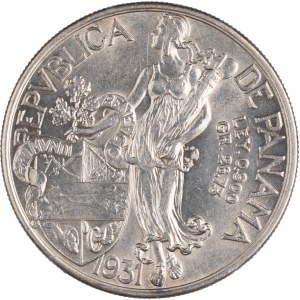 Panama 1931 Silver 1 Balboa