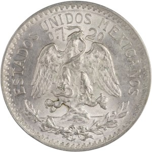 Mexique, 1919, pièce de 50 centavos en argent
