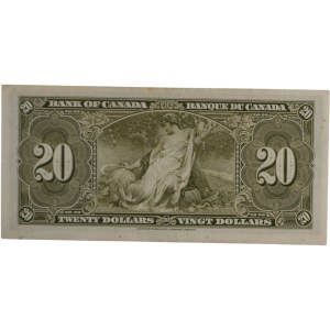 Bank of Canada 1937 $20 Banknote Coyne-Towers H/E BC-25c