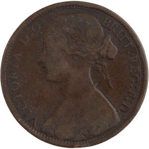 Great Britain 1862 1 Penny