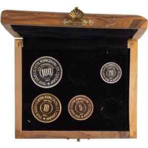 Jordan 1965 Proof Coins 100/20/10/5 Fils (4 Pieces)