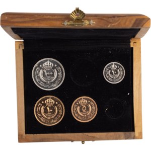 Jordan 1965 Proof Coins 100/20/10/5 Fils (4 Pieces)