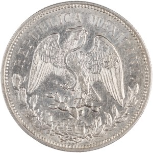 Mexico 1908 Mo AM Silver Peso