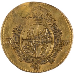 Spain 1786 M DV Gold Escudo