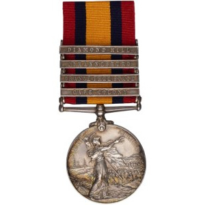 Great Britian Queen's South Africa Medal Uitenhage Volunteer Rifles