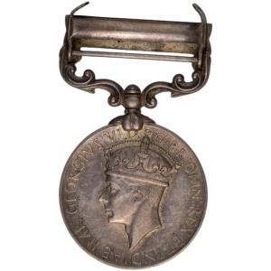 Great Britain Indian General Service Medal 1936-39 13th Frontier Force Rifles