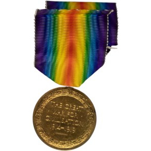 Great Britain Canada WW1 Victory Medal Canadian Engineers