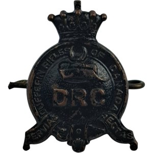 Canada WWII Dufferin Rifles of Canada Collar Badge