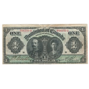 Canada 1911 Dominion of Canada $1 Banknote DC-18a