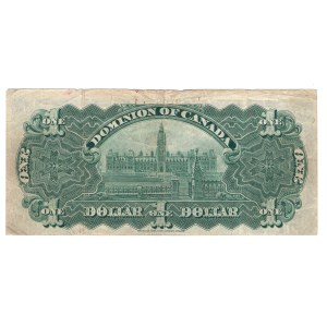Canada 1911 Dominion of Canada $1 Banknote DC-18a