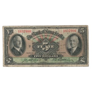 Canada 1935 The Bank of Nova Scotia $5 Banknote 550-36-02