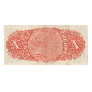 Canada 1935 The Bank of Toronto $10 Banknote 715-24-12