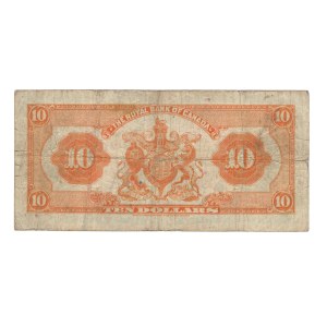 Canada 1935 The Royal Bank of Canada $10 Banknote 630-18-04a