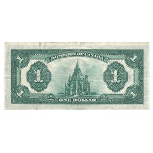 Canada 1923 The Dominion of Canada $1 Banknote DC-25j