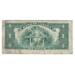 Canada 1935 Banconota da 1 dollaro della Banca del Canada BC-2