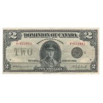 Canada 1923 The Dominion of Canada $2 Banknote Black Seal DC-26j