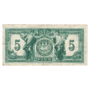 Canada 1935 The Canadian Bank of Commerce $5 Banknote 75-18-02
