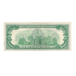 United States 1934 $100 Banknote Green Seal
