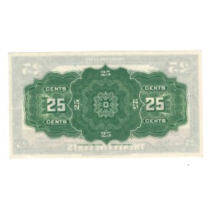 Canada 1923 Dominion of Canada 25 Cent Shinplaster Banknote Neat Serial Number