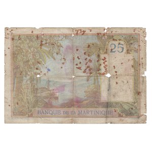 Martinique 1930-1945 25 Francs Banknote