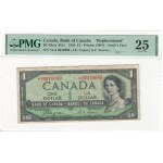 Bank of Canada 1954 $1 Devil
