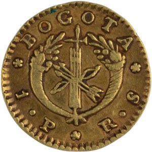 Colombia 1829 RS Gold Peso