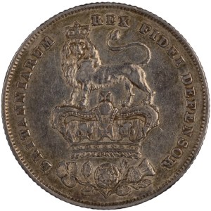Great Britain 1826 Silver Shilling