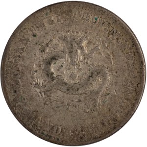 China 1898 Year 24 Anhwei Silver 20 Cents