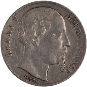 France 1858 A Silver 1/2 Franc