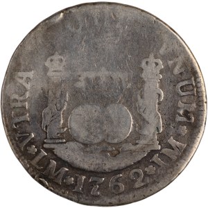 Peru 1762 LM JM strieborná minca 2 reales